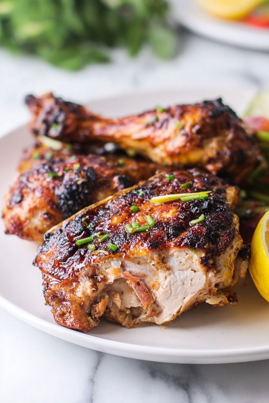 Jamaican Jerk Chicken - Serving Suggestion