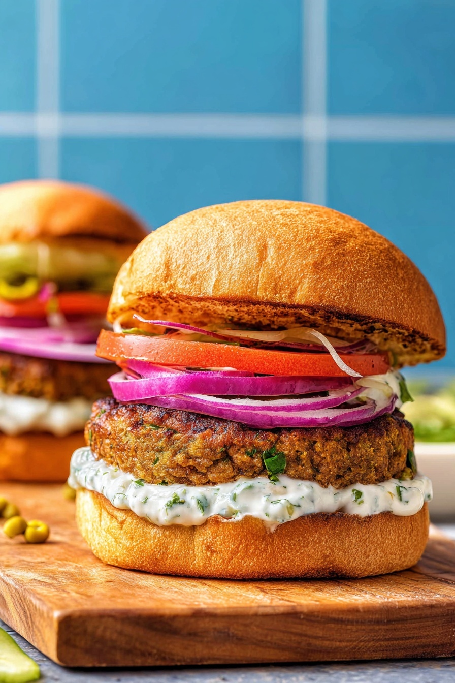 Juicy Turkey Burgers - Serving Suggestion