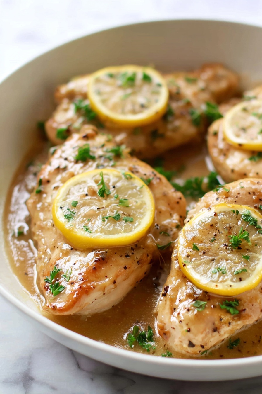 Lemon Garlic Chicken - Serving Suggestion
