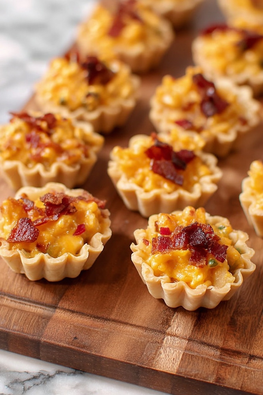 Bacon Pimento Cheese Bites - Serving Suggestion