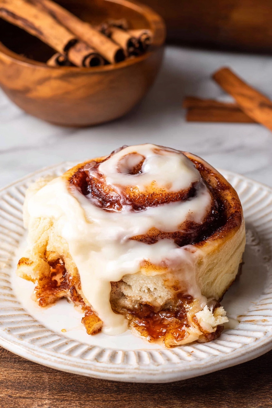 cinnamon rolls - Serving Suggestion