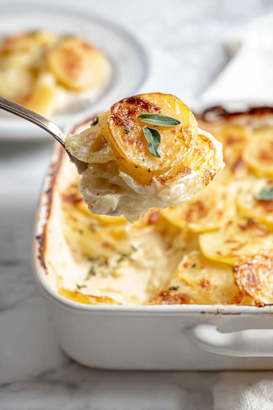 cheesy scalloped potatoes - Serving Suggestion
