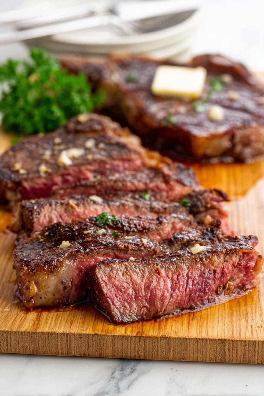 Juicy Steak Marinade - Serving Suggestion