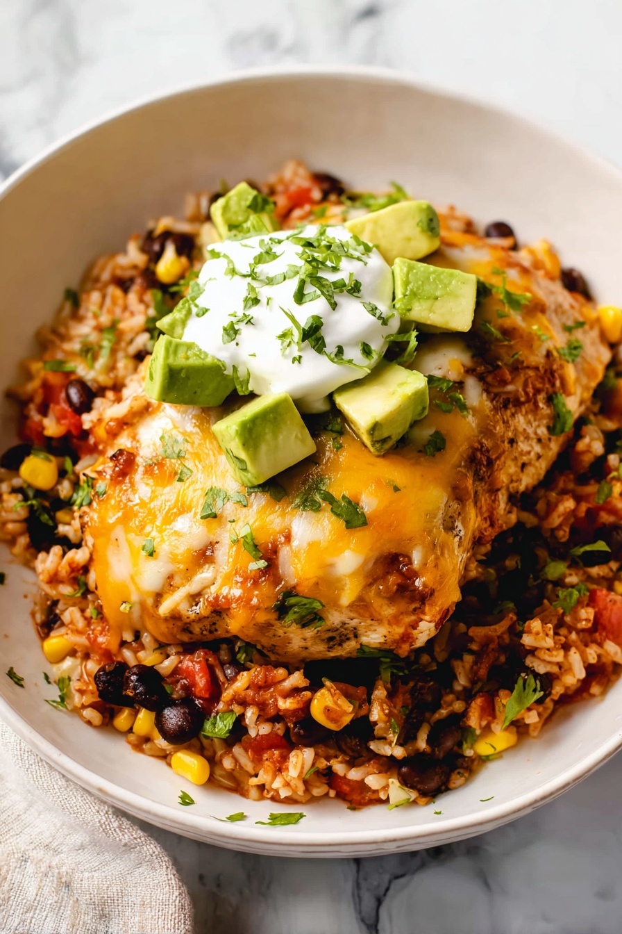 cheesy chicken salsa - Serving Suggestion