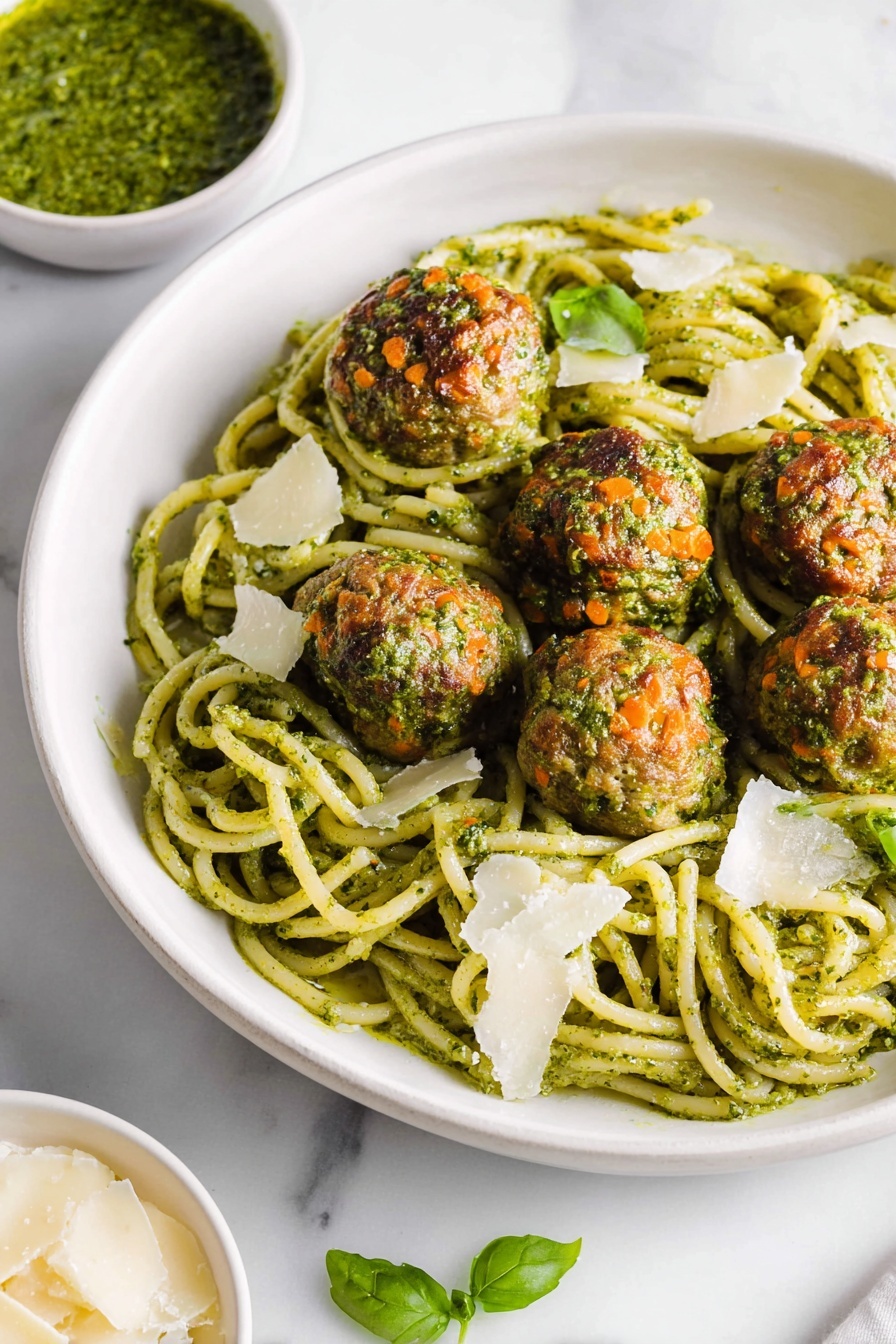 baked chicken meatballs - Serving Suggestion