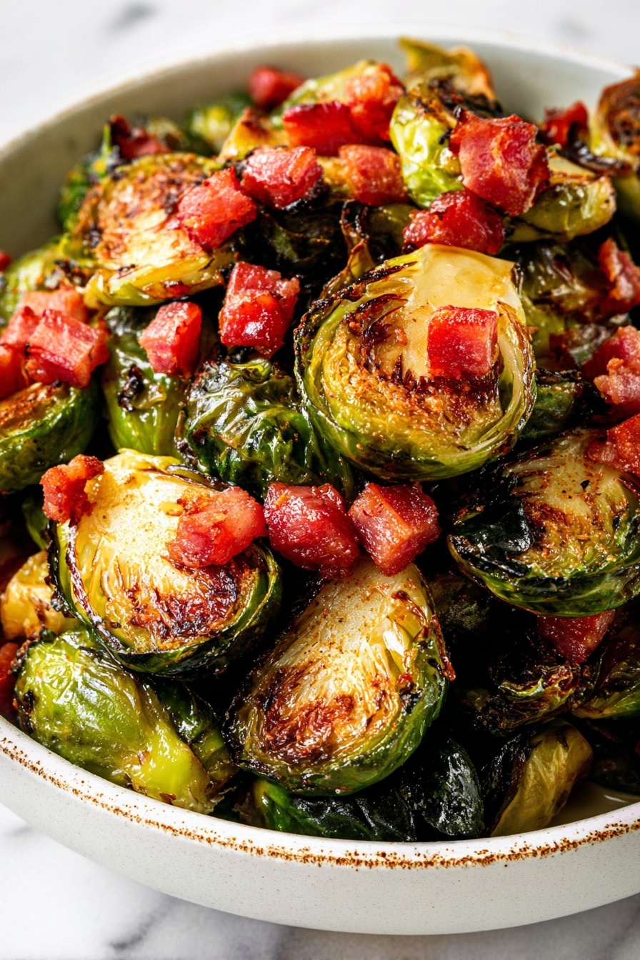 Bacon Brussels Sprouts - Serving Suggestion