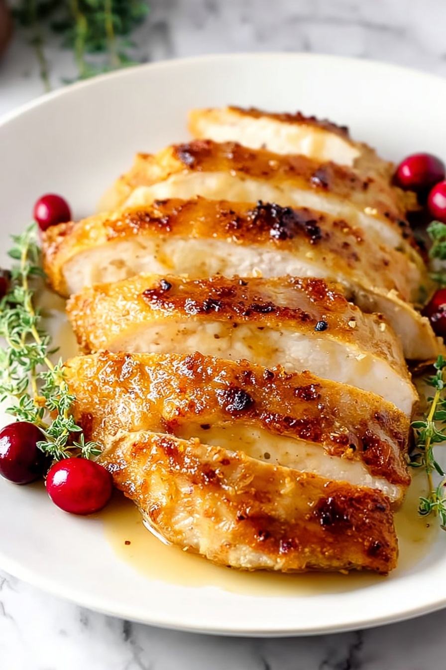 Instant Pot turkey breast - Serving Suggestion