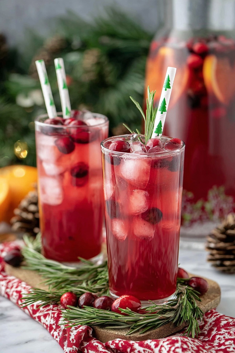 cranberry orange punch - Serving Suggestion