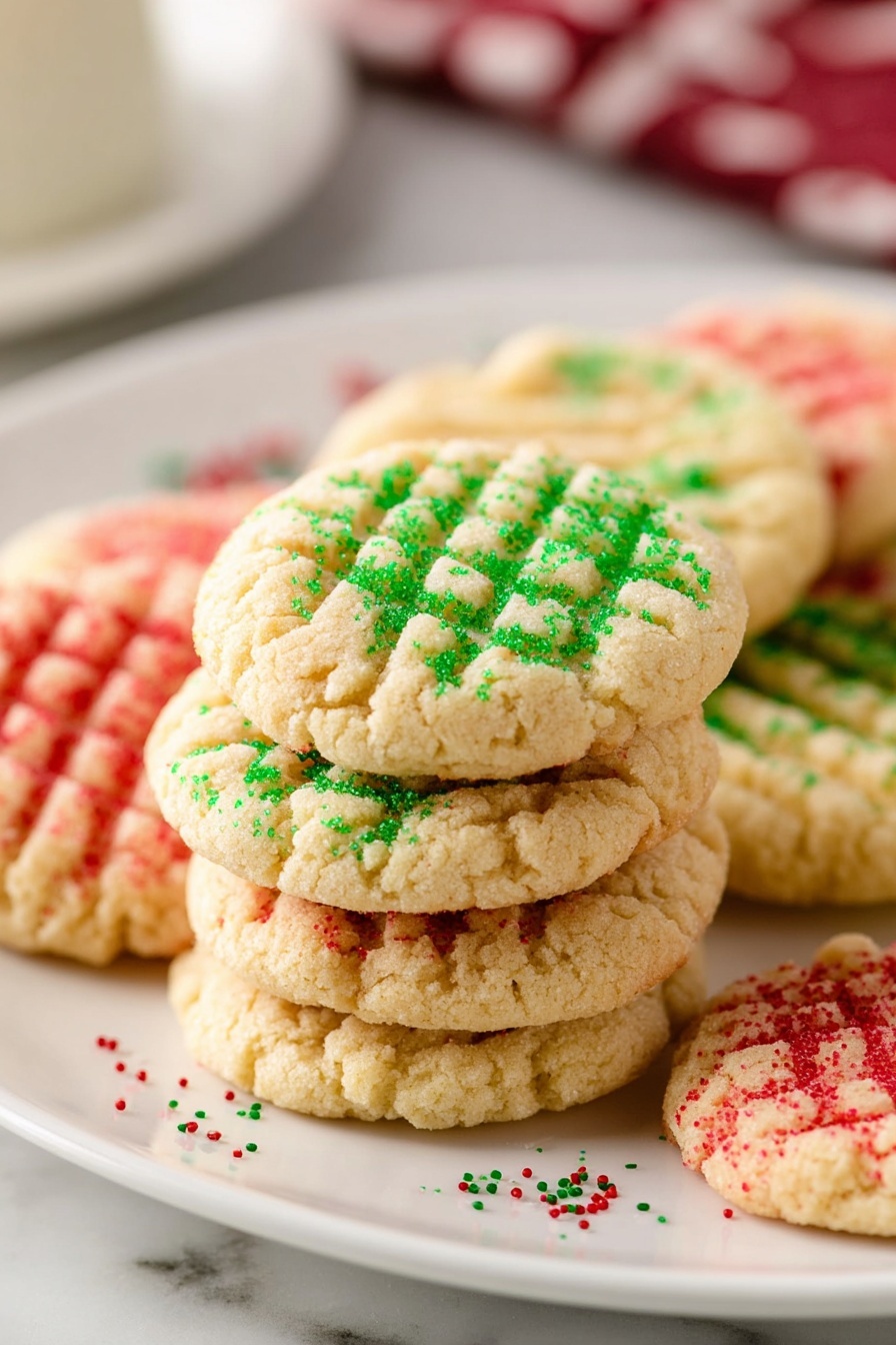 Christmas Sugar Cookies - Serving Suggestion