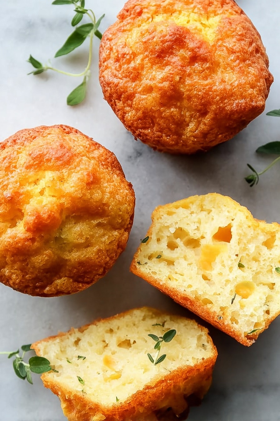 Keto Cheddar Biscuits - Serving Suggestion