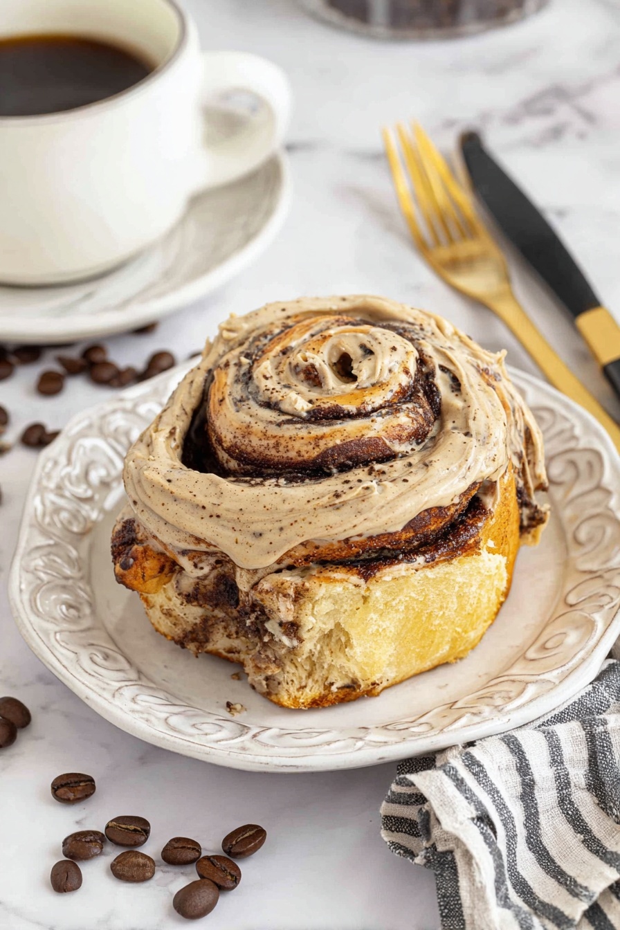 Chocolate Espresso Rolls - Serving Suggestion