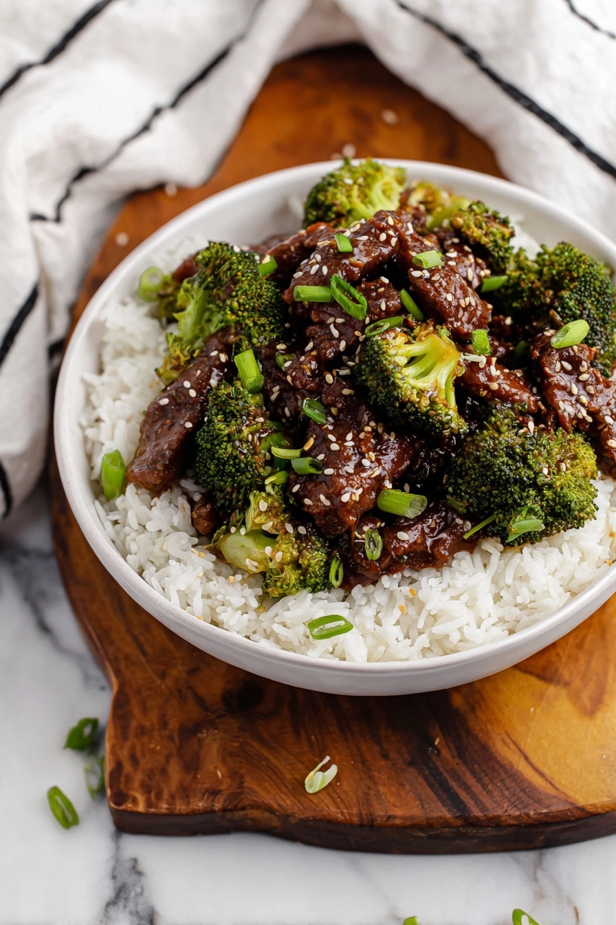 Mongolian Beef - Serving Suggestion