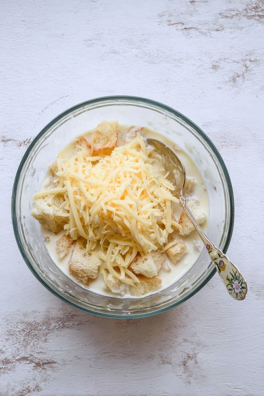 The image shows three golden muffins on a white marbled surface. Two muffins are whole with a rough and crispy top layer that is golden brown with some darker spots. One muffin is cut in half horizontally, showing a soft and fluffy inside with a pale yellow color and small holes throughout. Small green herb leaves are placed near the muffins. Photo taken with an iphone --ar 2:3 --v 7