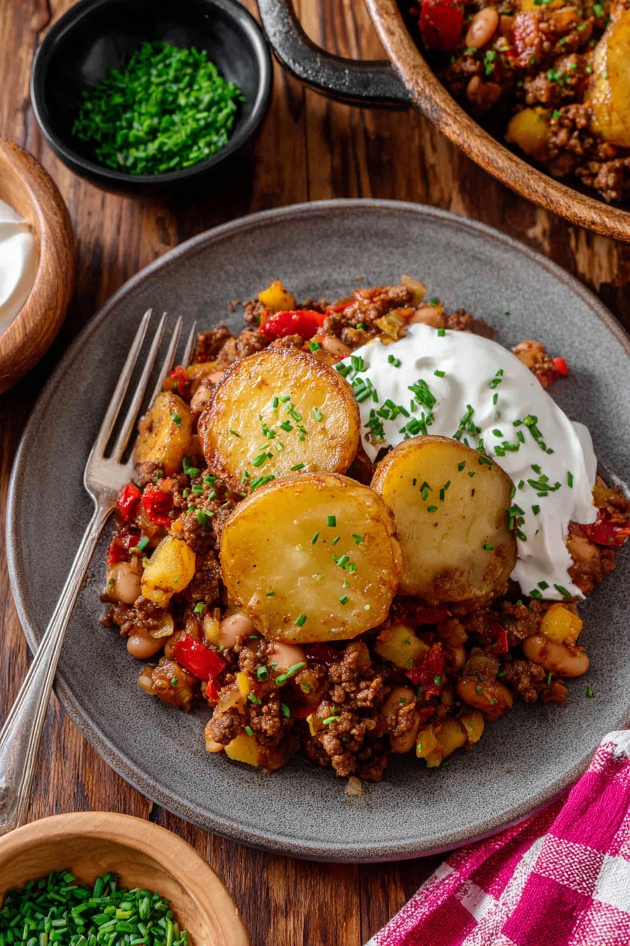 cowboy casserole - Serving Suggestion