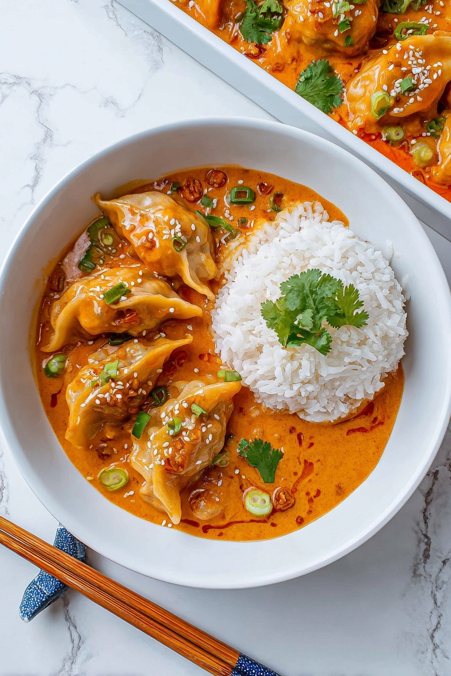 red curry dumpling bake - Serving Suggestion
