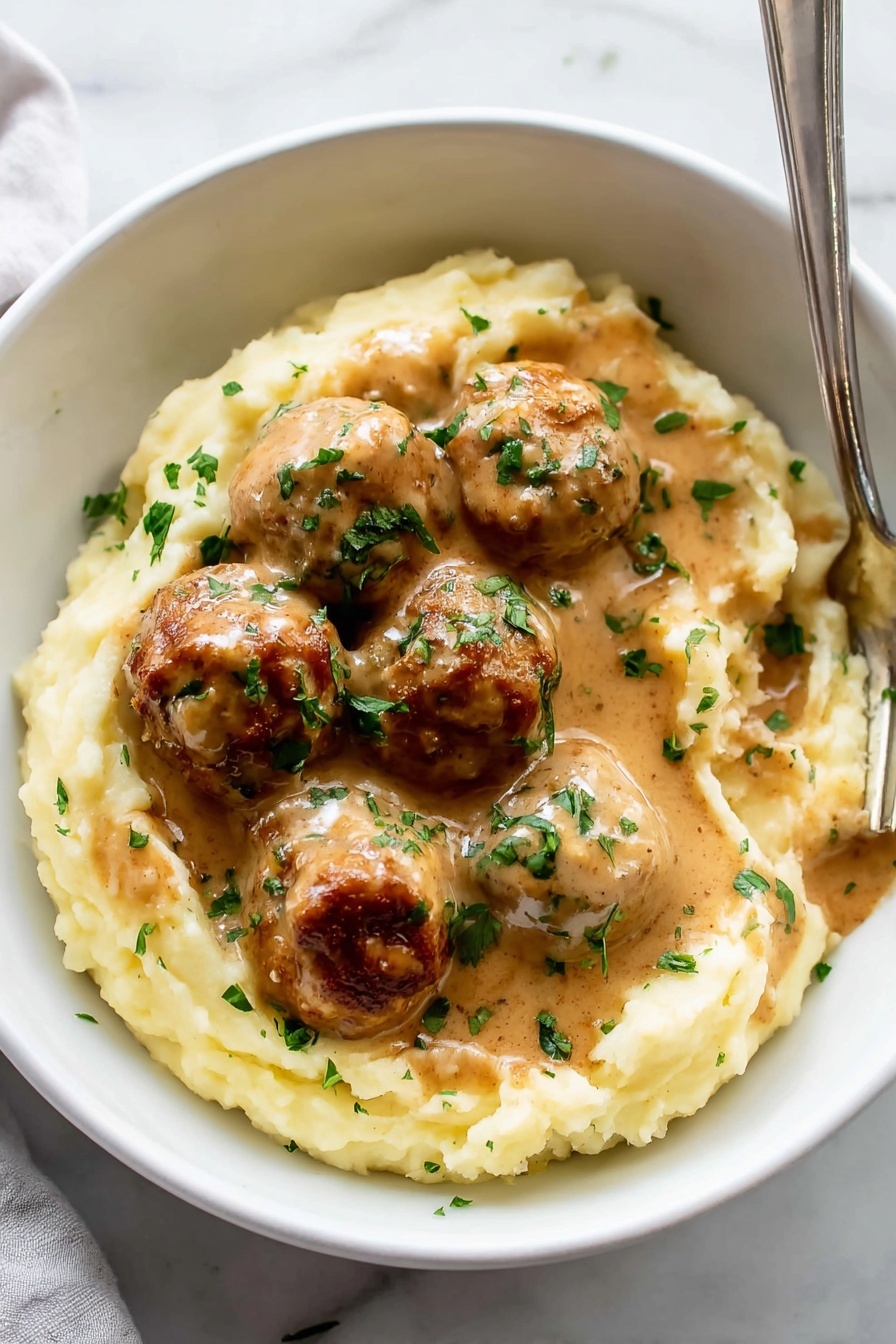Swedish Meatballs - Serving Suggestion
