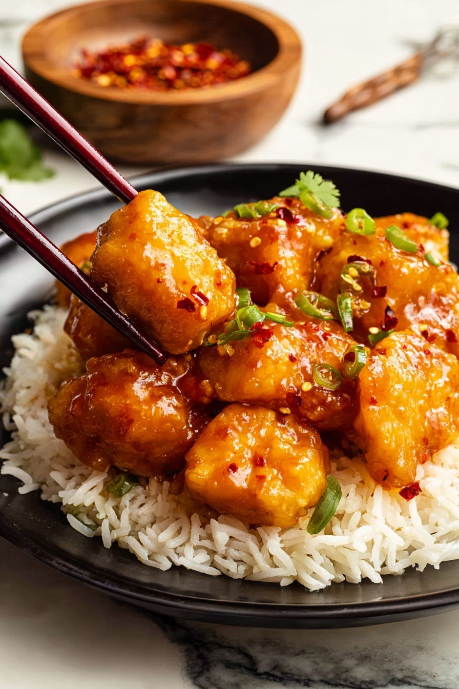 Firecracker Chicken - Serving Suggestion