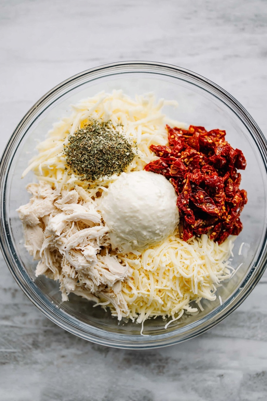 A white scalloped plate holds three large pasta shells filled with creamy cheese inside. The shells are covered in a thick orange sauce with specks of herbs and small bits of red, giving it a rich texture. Green basil leaves are scattered on top and around the pasta. A gold fork rests on the right side of the plate touching the shells. The plate sits on a white marbled surface with a white cloth that has thin orange stripes in the background. Photo taken with an iphone --ar 2:3 --v 7