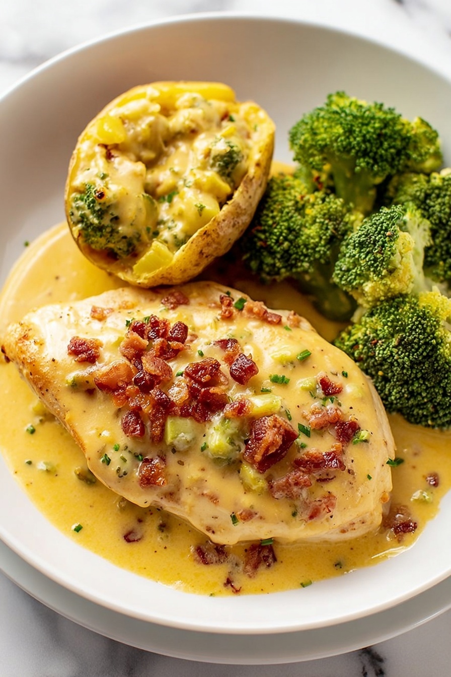 The image shows two side-by-side views of a white pot placed on a white marbled surface. On the left, a creamy yellow mixture with a smooth texture is being stirred with a red and white spatula, clearly forming the base of a sauce or soup. On the right, the same pot now contains chopped green broccoli pieces floating in a light creamy broth, creating a contrast between the white liquid and vibrant green vegetables, suggesting the early stage of a broccoli soup. Photo taken with an iphone --ar 2:3 --v 7